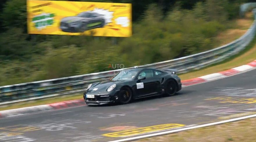 The Porsche 911 Turbo S 992 flexes its muscles at the Nürburgring