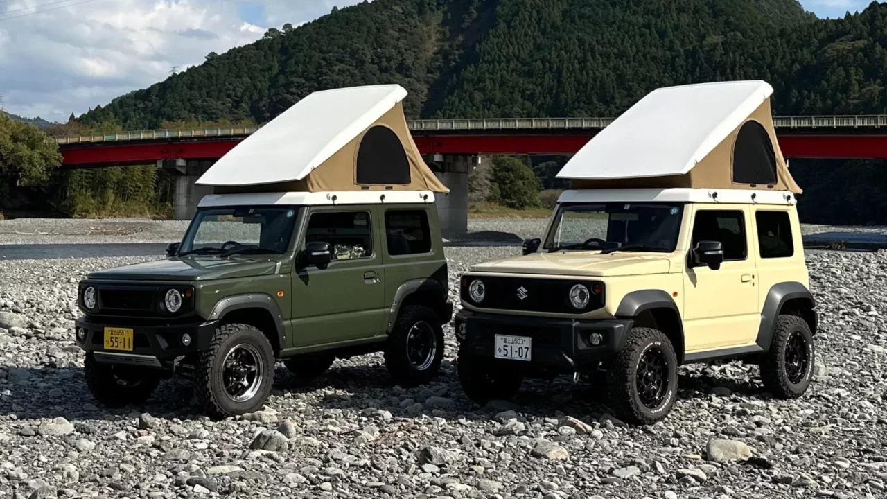 El Suzuki Jimny Estrena Tienda De Campa A En El Techo