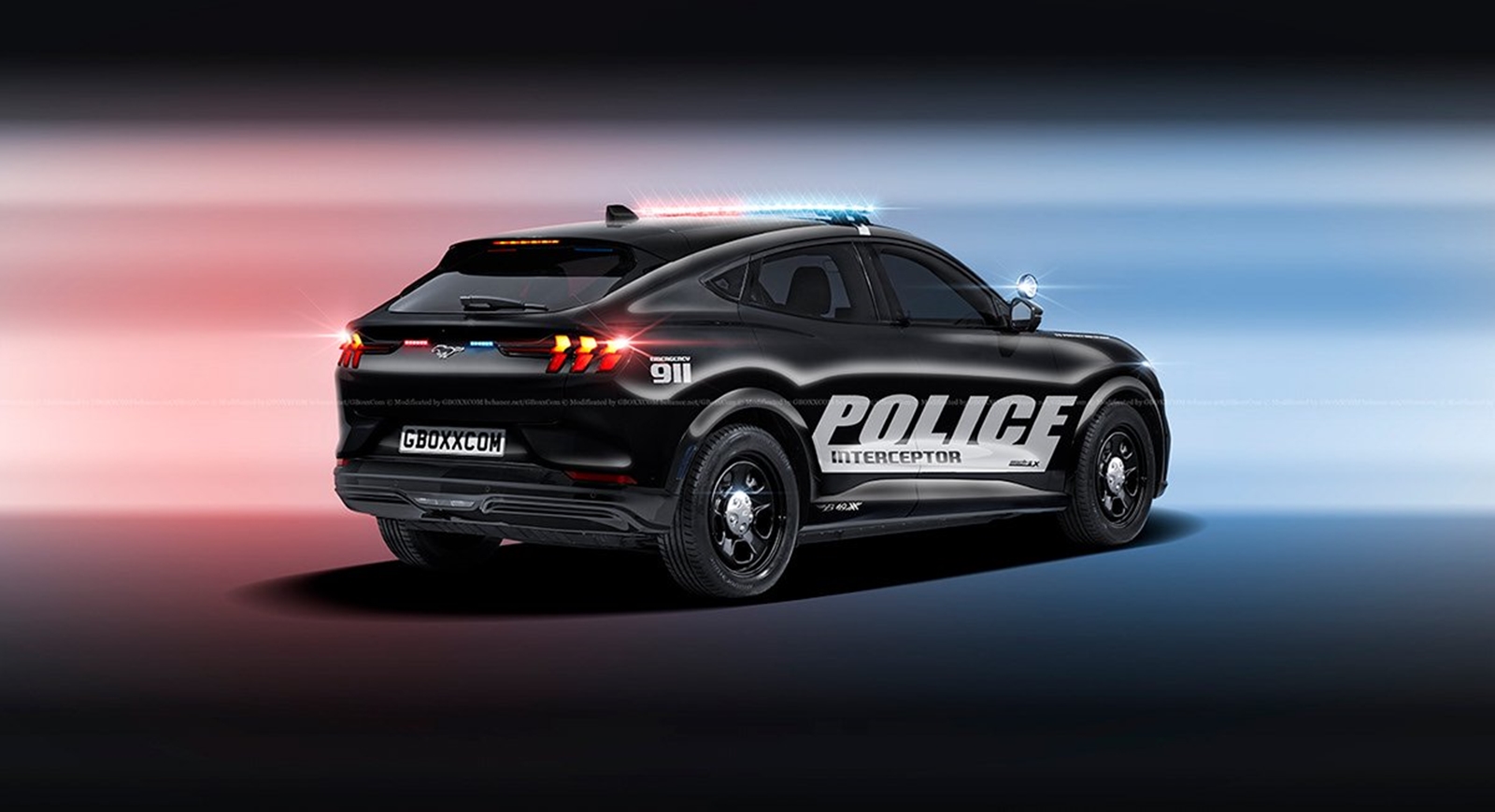 Ford Mustang Mach E Policia (1)