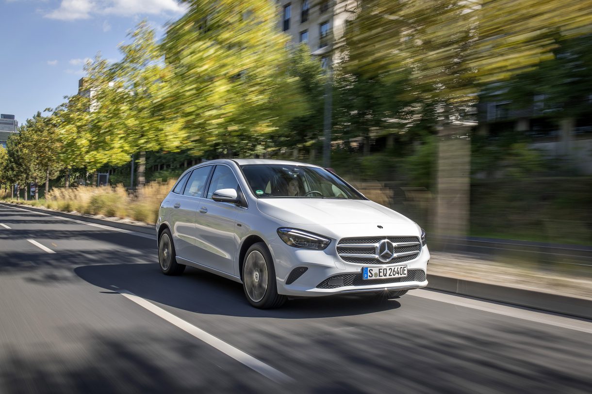 The new Mercedes Benz B Class plug in hybrid adds another option to electrified minivans