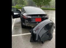 Tesla Model 3 Bumper Down