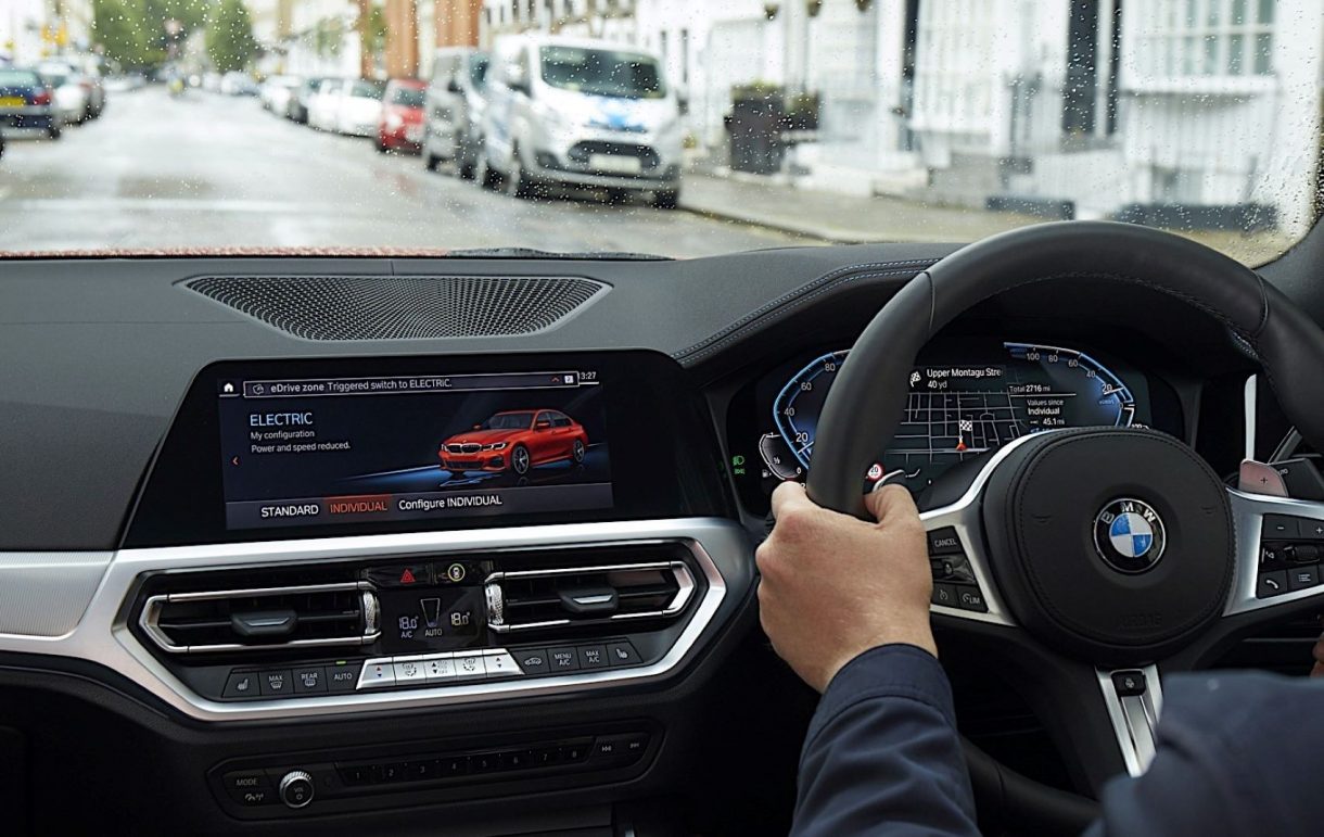 BMW expande su sistema de zonas eDrive para vehículos híbridos enchufables