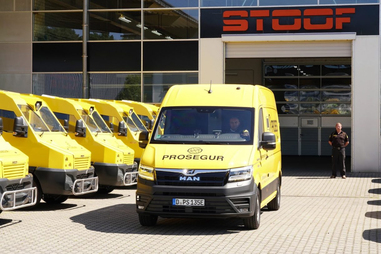 Esta furgoneta eléctrica de MAN transportará el dinero que Prosegur custodia