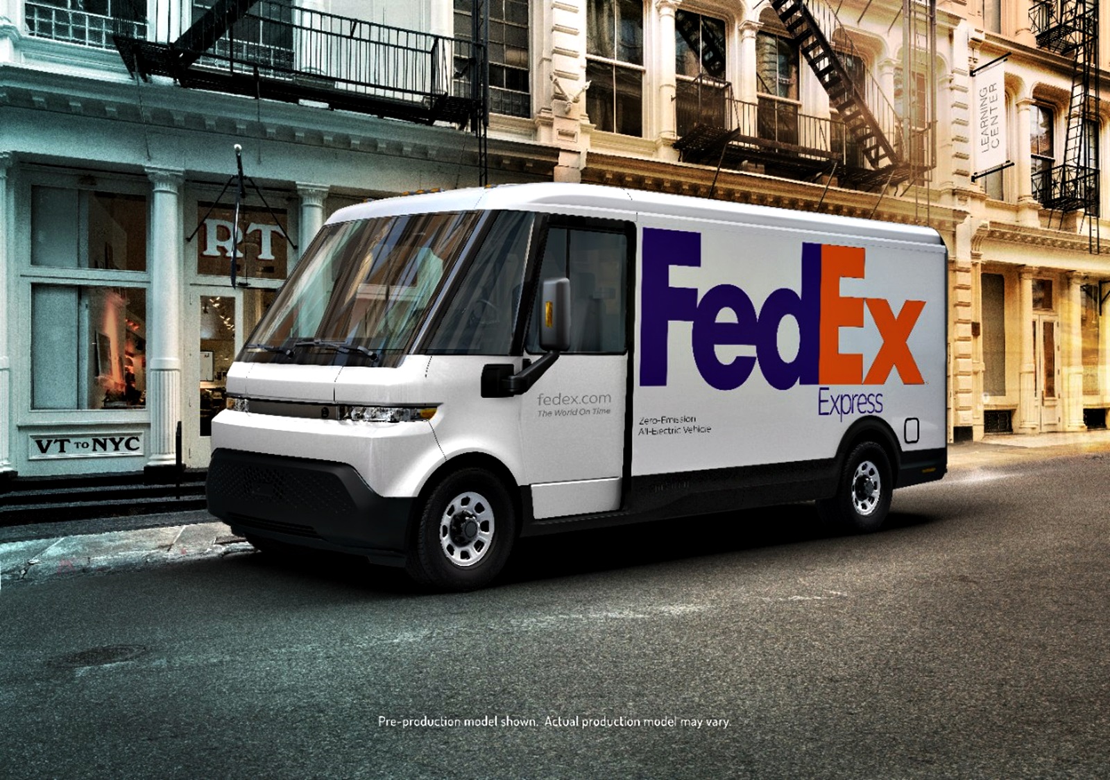 Brightdrop Ev600 With Fedex Express Branding