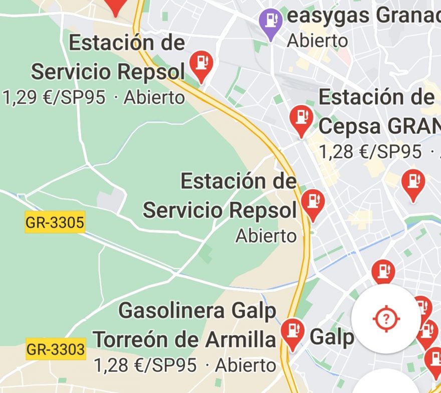 Combustibles Google Maps (1)