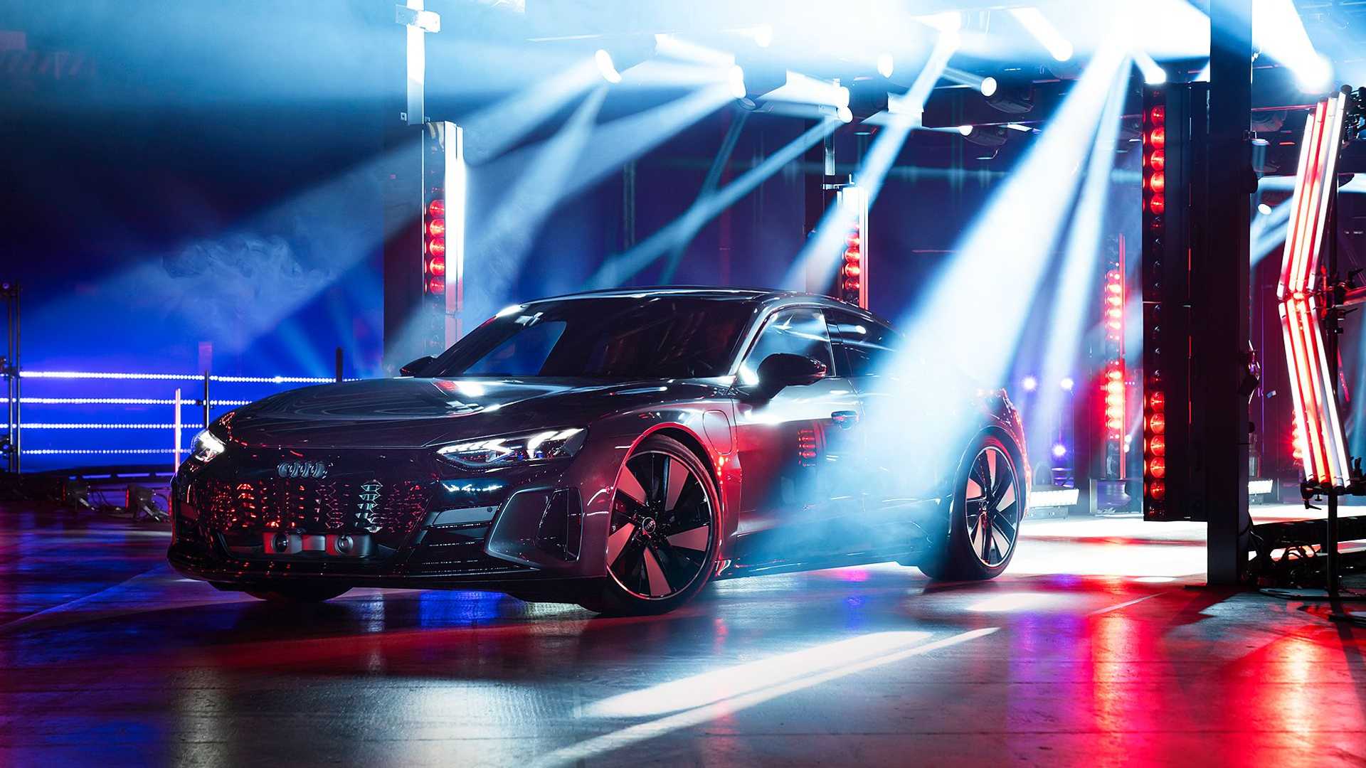 Audi Etron Gt Presentation Lights