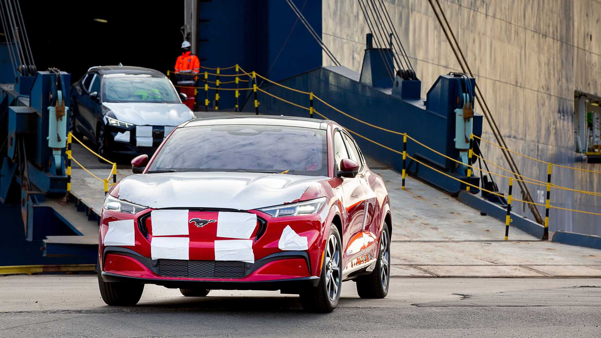 Ford Mustang Mach E Norway Ship