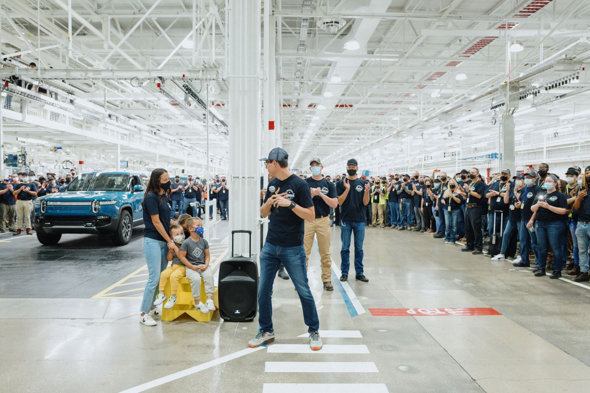 Rivian R1t Production Normal Employees