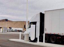 Tesla Semi Megacharger Nevada Back