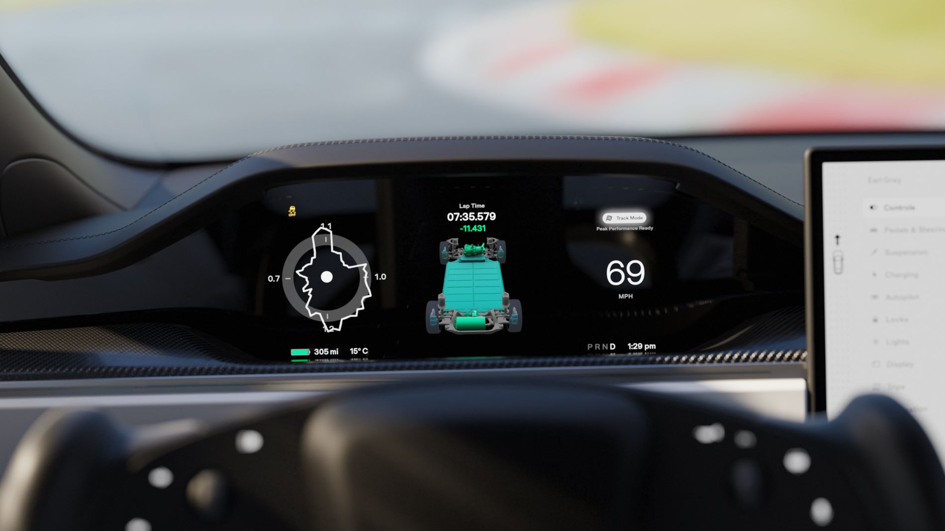 Tesla Model S Plaid Track Mode
