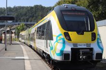 Alemania inaugura una línea férrea con un tren con baterías