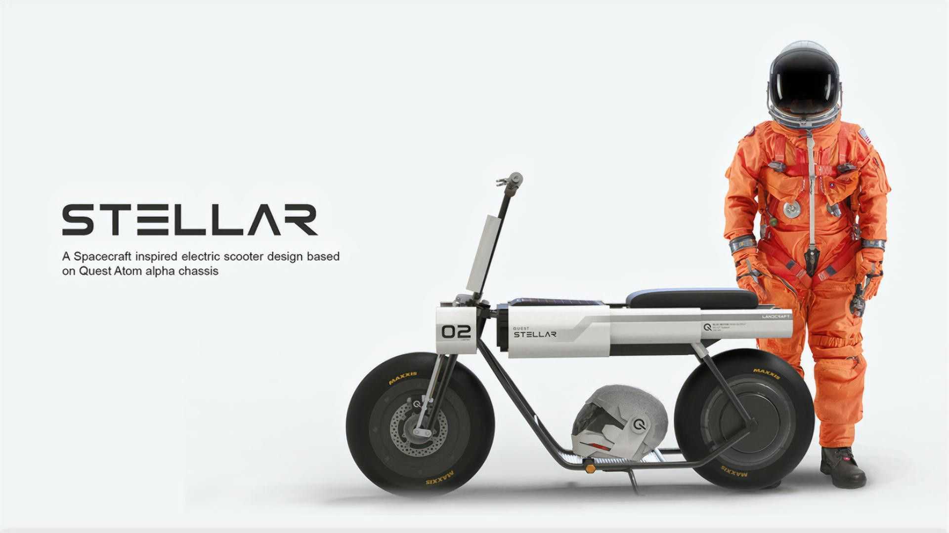 the electric scooter coming from space