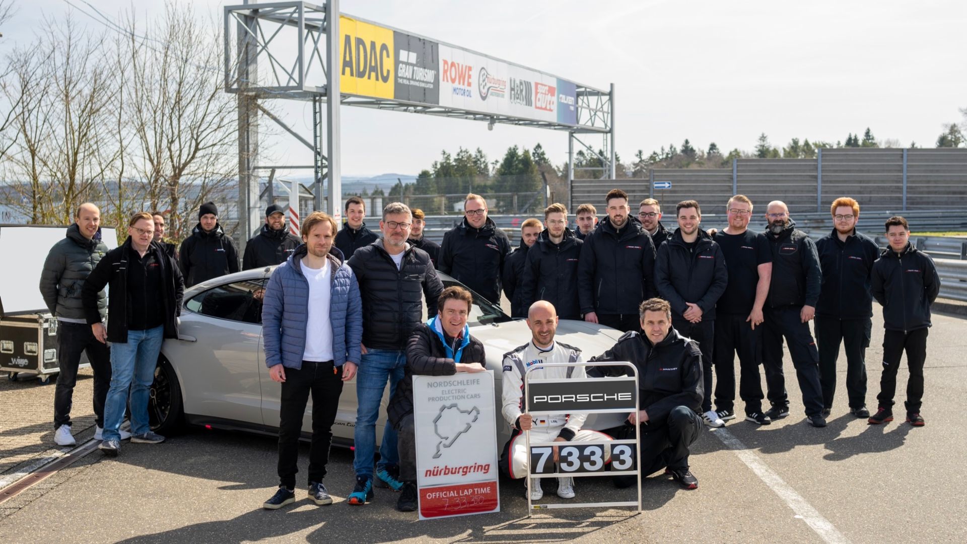 Porsche Taycan Turbo S Nurburgring Team