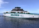 Balearia ya ha botado su primer barco eléctrico