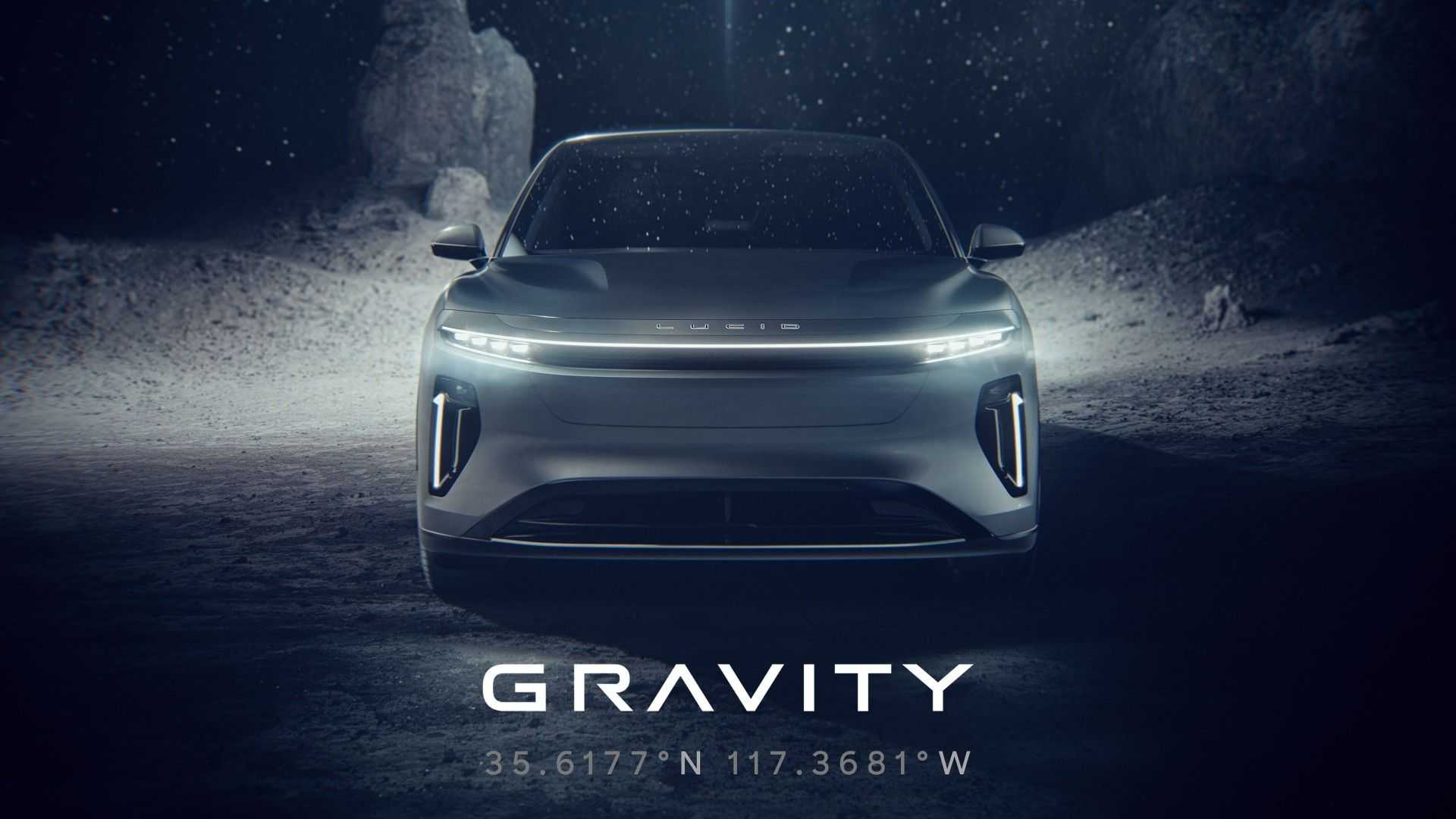 Lucid Gravity Suv Front