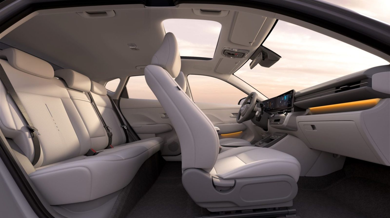 Hyundai Kona 2024 Interior Driving ECO