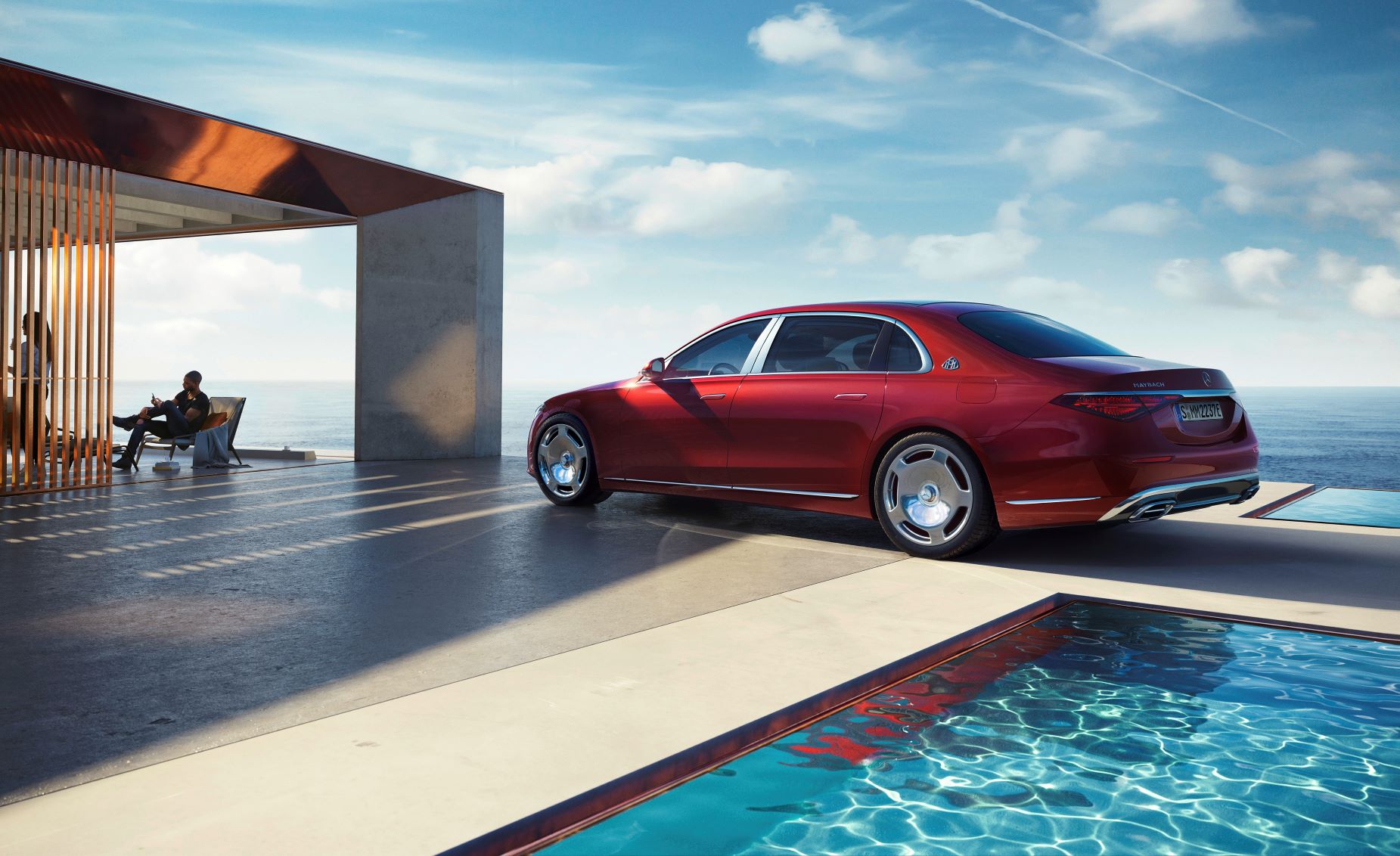 Mercedes Maybach S580 Back