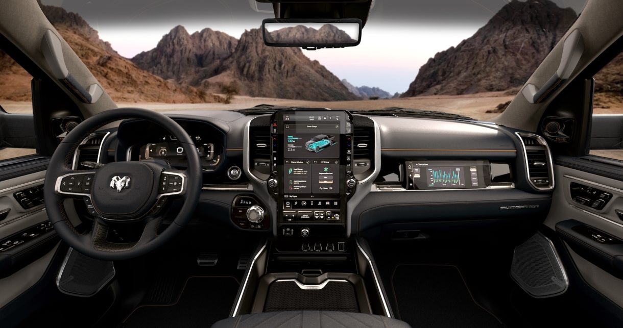 2025 Ram 1500 Rev Tungsten Interior - Driving ECO
