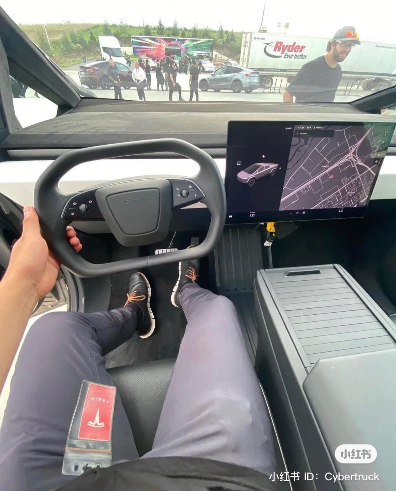 Tesla Cybertruck Interior Driver