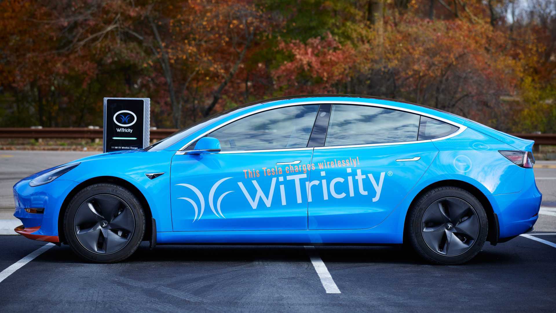 Tesla Model 3 Witricity Side