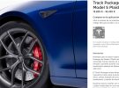 Agotado temporalmente el Track Package para el Model S Plaid