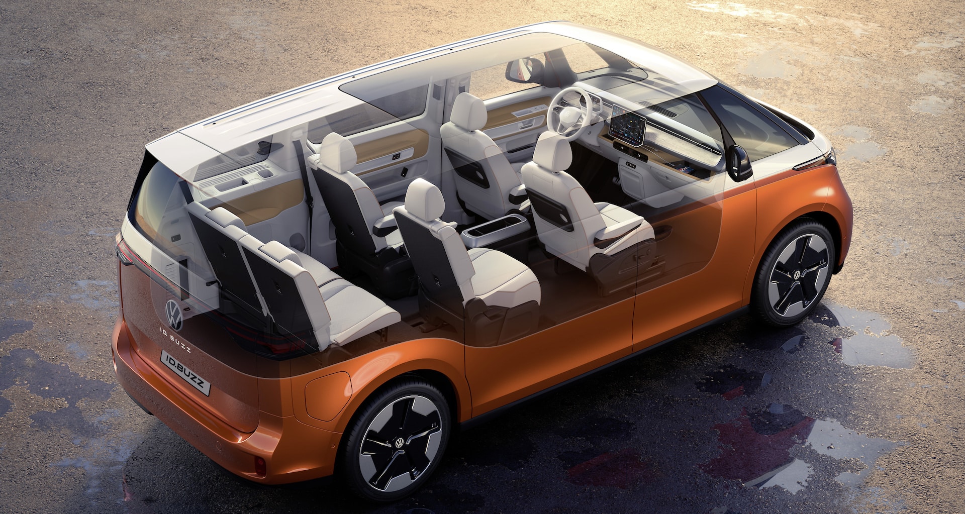 Volkswagen Id Buzz With Long Wheelbase Driving ECO