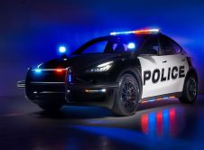 Tesla Model Y Police Upfit Side