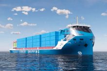 Este es el barco eléctrico chino de transporte de contenedores. ¿El futuro del transporte marítmo?