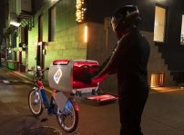 Dominos Pizza Horno Bicicleta