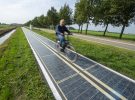 Paneles solares en un carril bici: la nueva propuesta de Países Bajos