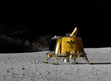 Blue Ghost Mission 1 Landed Rendering