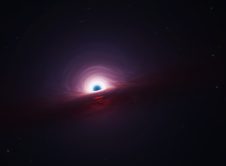 Interstellar Black Hole With Glowing Accretion Disk And Singularity Nucleus Original 3091023