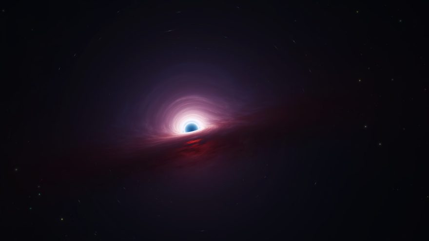 Interstellar Black Hole With Glowing Accretion Disk And Singularity Nucleus Original 3091023