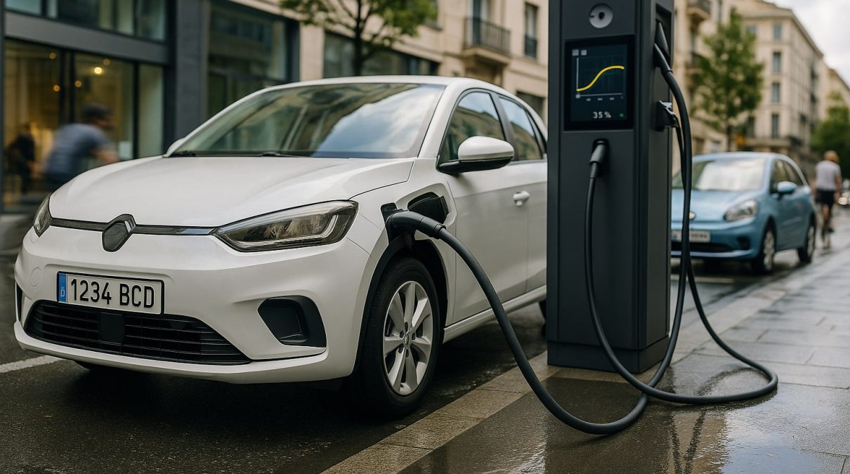 Qué es la curva de carga en un compacto eléctrico y por qué importa más que la potencia máxima