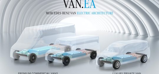 Así es la nueva arquitectura eléctrica VAN. EA de Mercedes-Benz para su futura gama de furgonetas