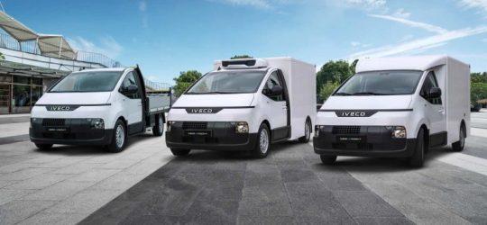 Iveco presenta el eeMovy, que se basa en la Hyundai Staria para ofrecer un chasis cabina totalmente eléctrico de entre 2,5 y 3,5 toneladas.