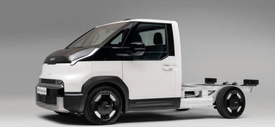 Nueva Kia PV5 Chassis Cab: la propuesta de Kia para revolucionar el sector de las furgonetas eléctricas
