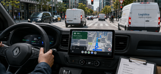 Google Maps cambia en Android Auto, ¿por qué puede ser clave para quien trabaja con una furgoneta?