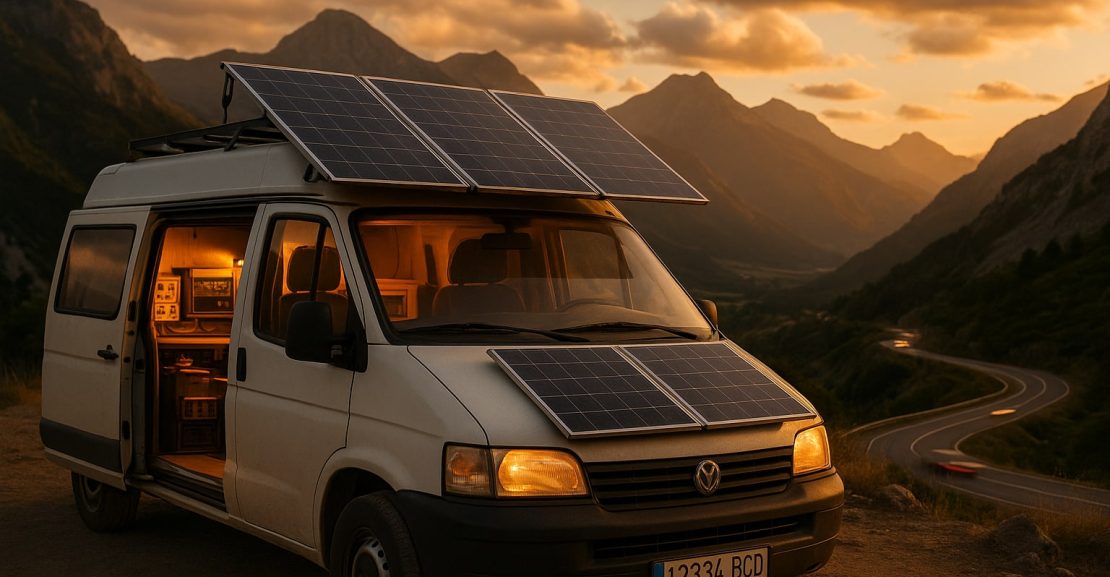 Energía solar en camper: cuántos vatios necesitas de verdad según cómo viajas (y qué placa elegir)