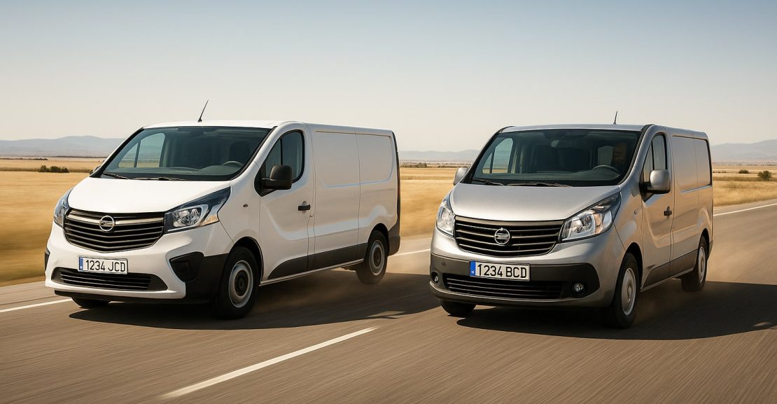Opel Vivaro vs Nissan Primastar: dos furgones medianos primos hermanos, ¿cuál conviene más a tu empresa?