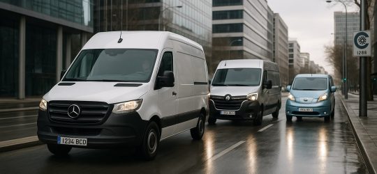 Cómo elegir furgoneta eléctrica con etiqueta CERO para reparto urbano diario: autonomía, carga y recarga