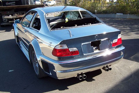BMW M3 chrome, para pasar desapercibido