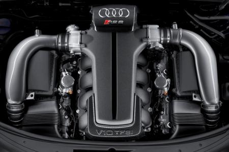 Audi RS6 Avant Gris Motor
