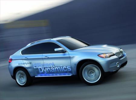 BMW X6 Concept Active Hybrid Frontal Lateral Circulando