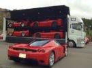 Camión con Ferrari F40, F50 y FXX, ¡ahí es nada!