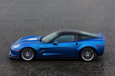 Chevrolet Corvette ZR1 Azul Lateral