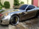 Enésimo ataque al buen gusto: Un Ferrari 599 GTB Fiorano cromado