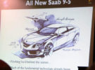 Primer boceto oficial del Saab 9-5