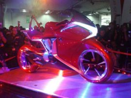 Le Honda V Concept Bike Pr Sent Intermot