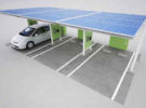 Estaciones de recarga para coches eléctricos con energía solar